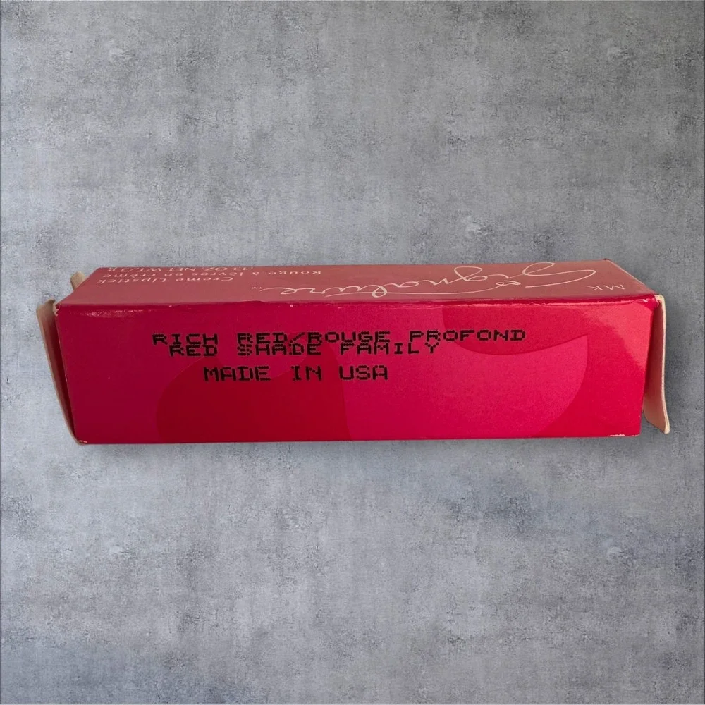 Mary Kay MK‎ Signature Creme Lipstick Rich Red 2705/270500 NEW Box Wear 0.13oz